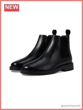 Chelsea Ankle Boot with Chunky Flat Heel